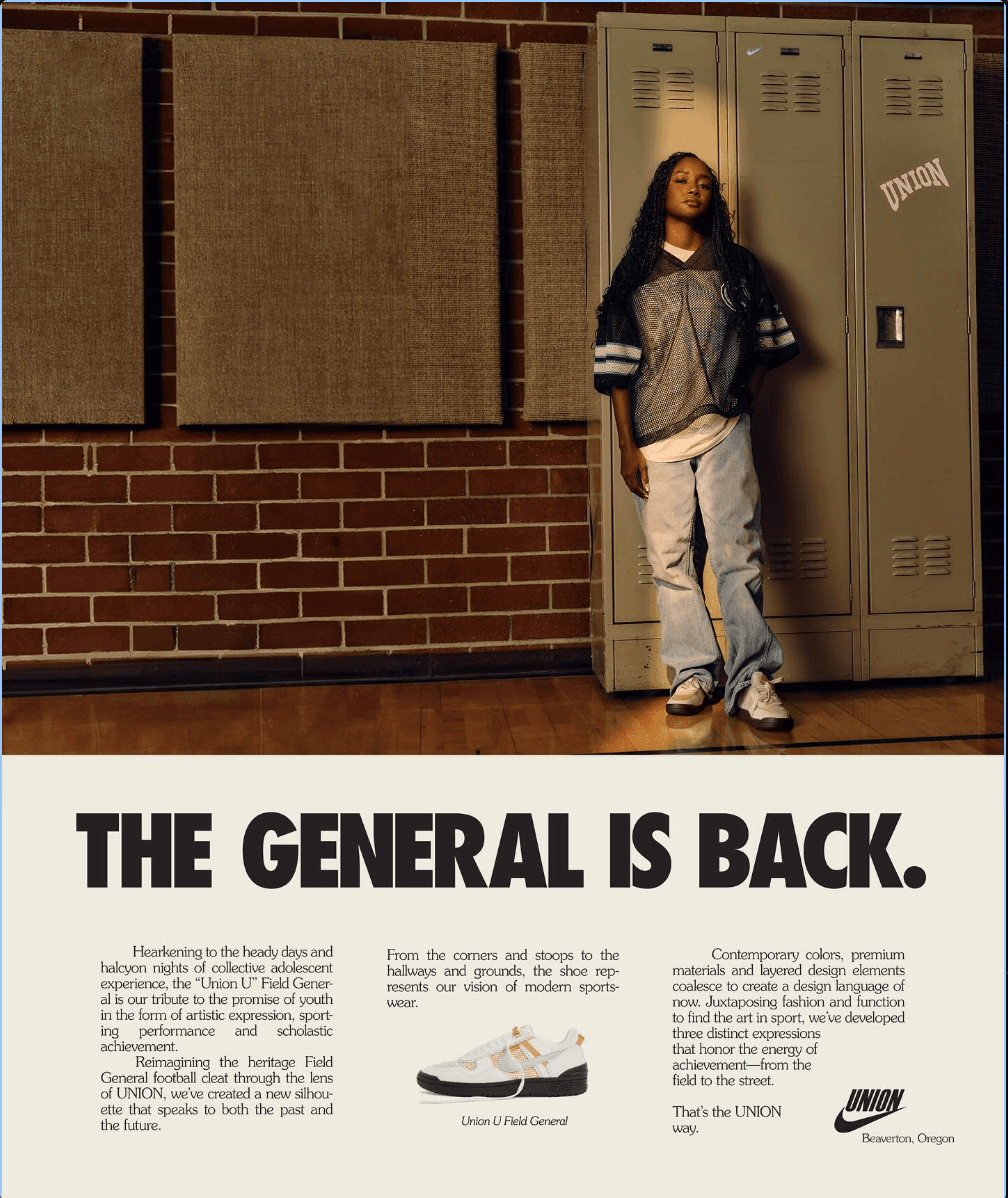 Nike x Union: "Field General" image 2